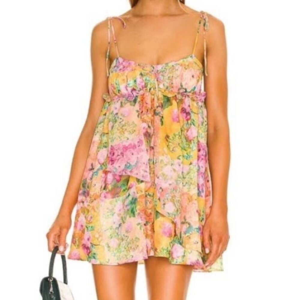 For Love & Lemons Madison Mini Dress size XS - Picture 3 of 6